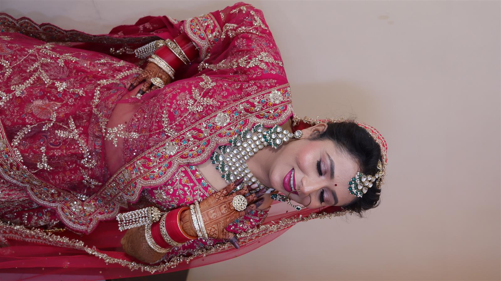 Couple with backdrop